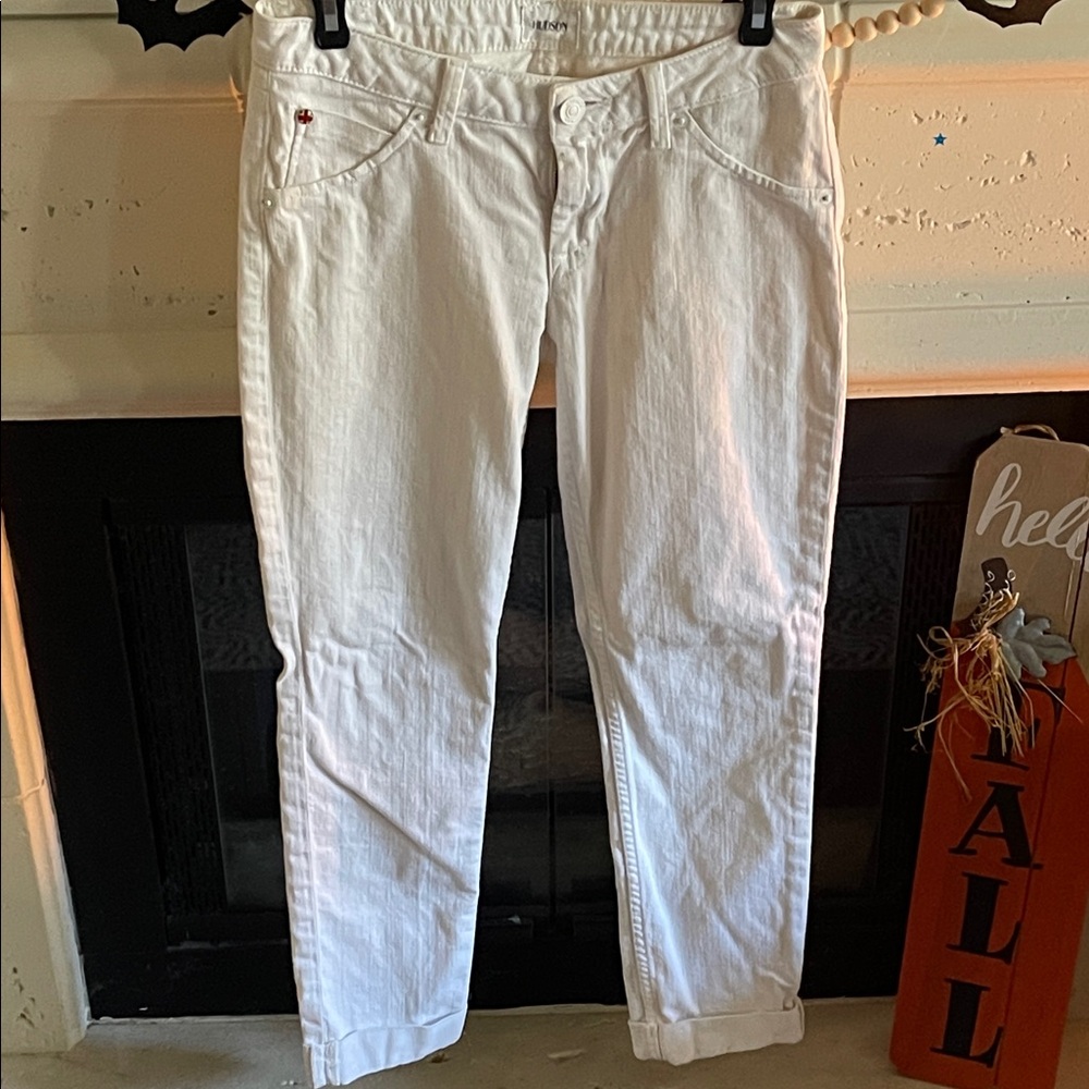 Hudson Jeans Women's Crisp White Ankle Jeans